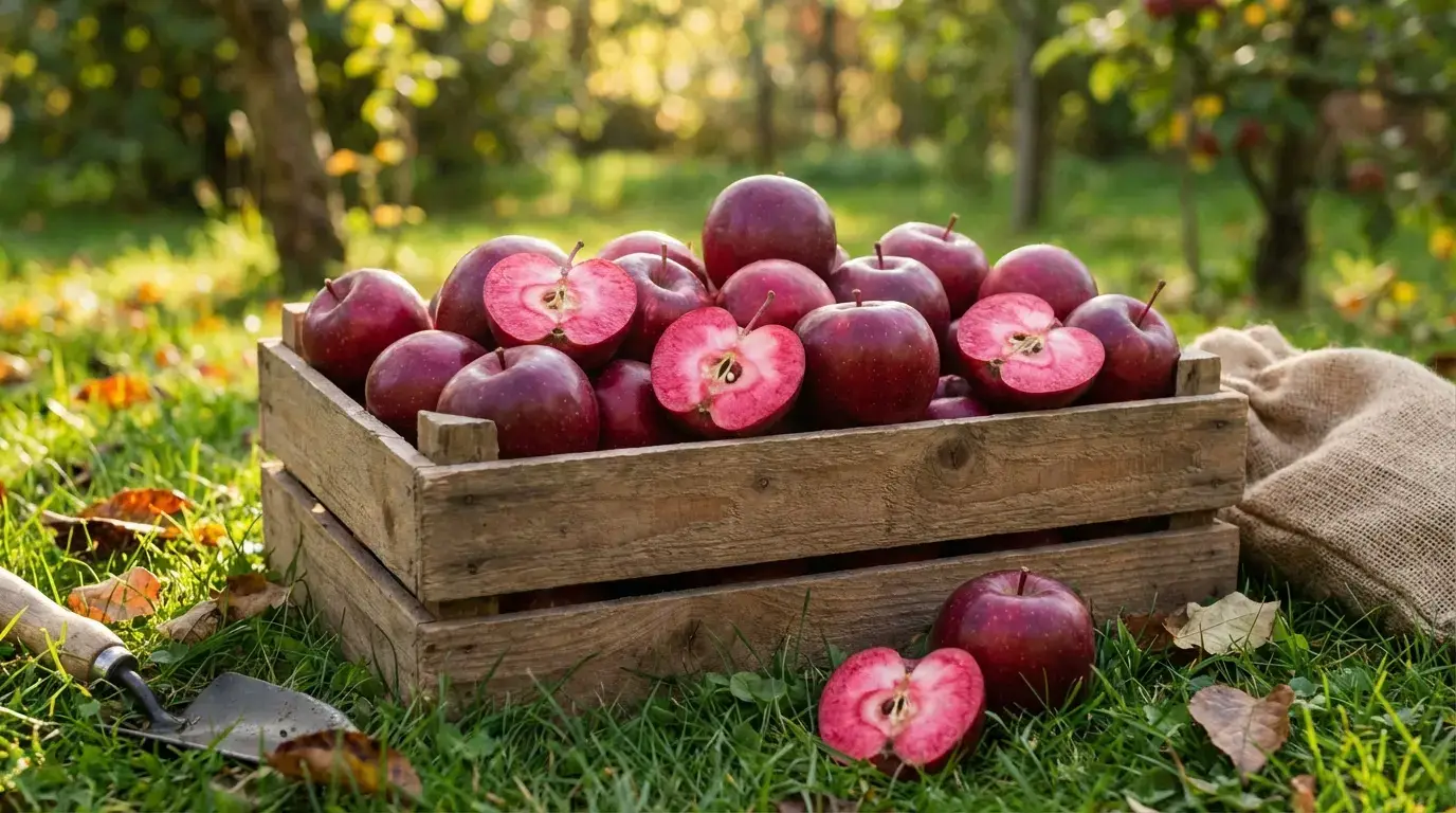 Врожай клієнта — яблука Аморет